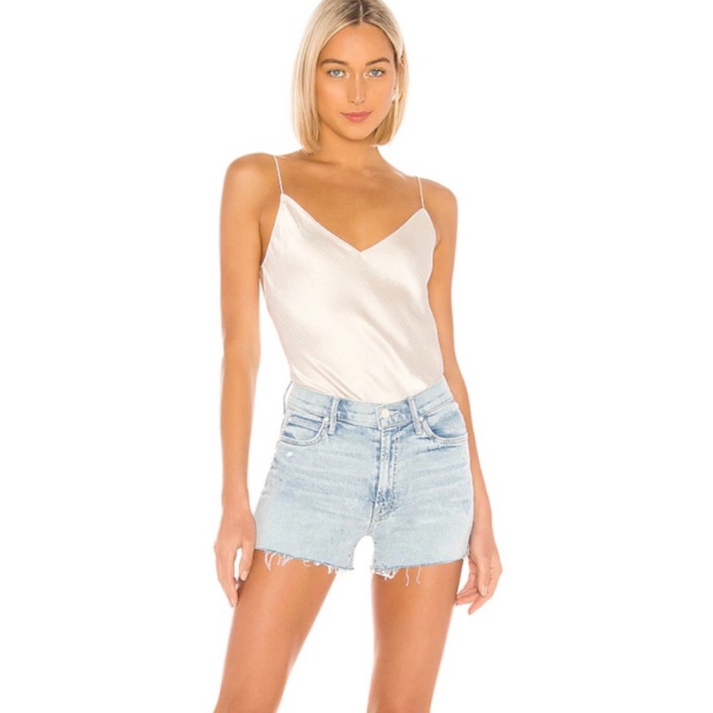 NWT Vince Easy Slip Top Hammered Viscose